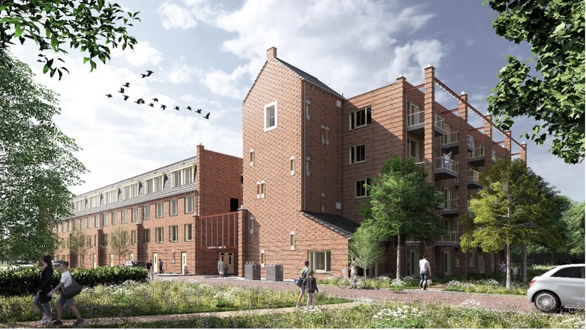 Binnenkort start bouw 110 sociale appartementen