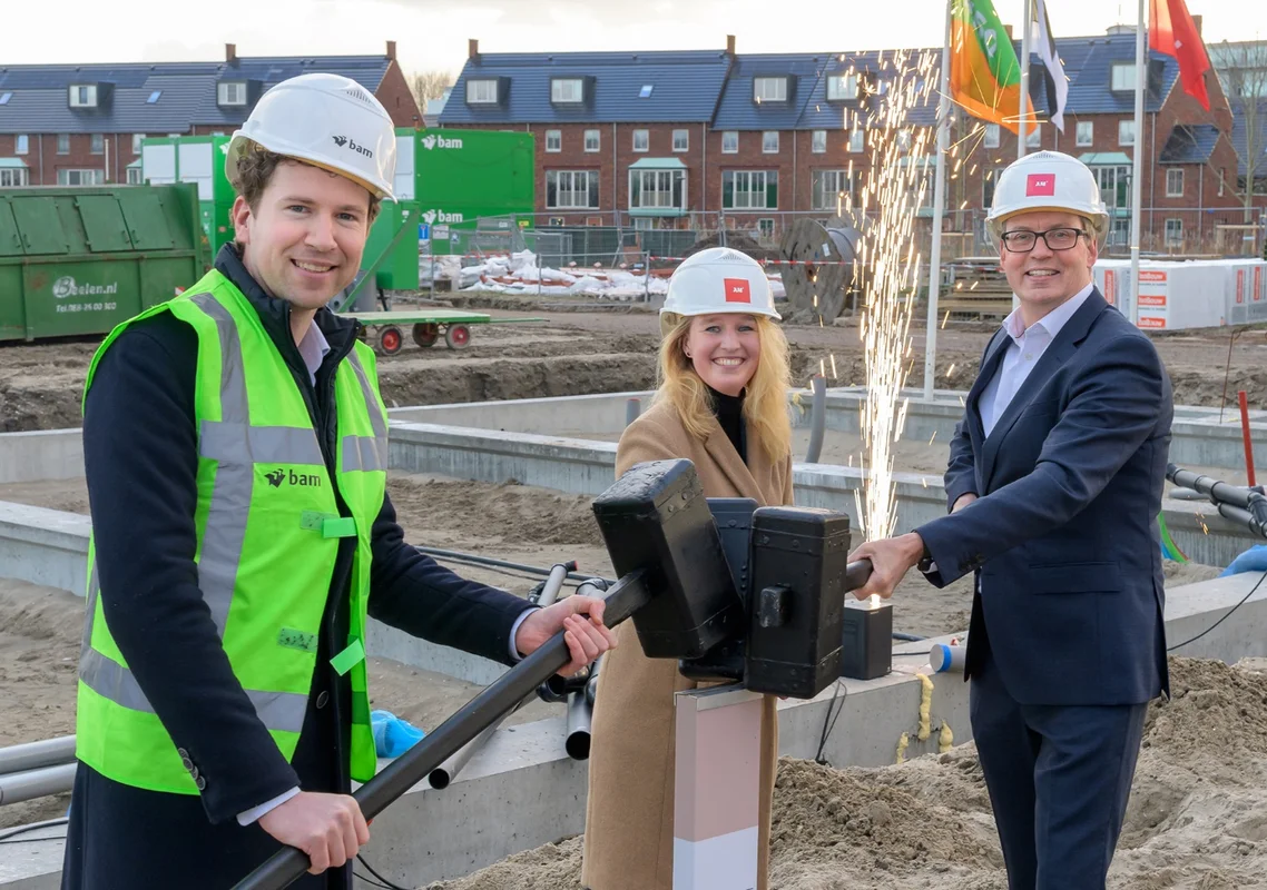 Bouw gestart van 41 woningen in duurzame gebiedsontwikkeling